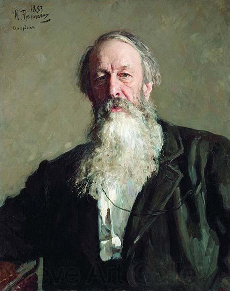 Ilya Repin Vladimir Stasov Germany oil painting art